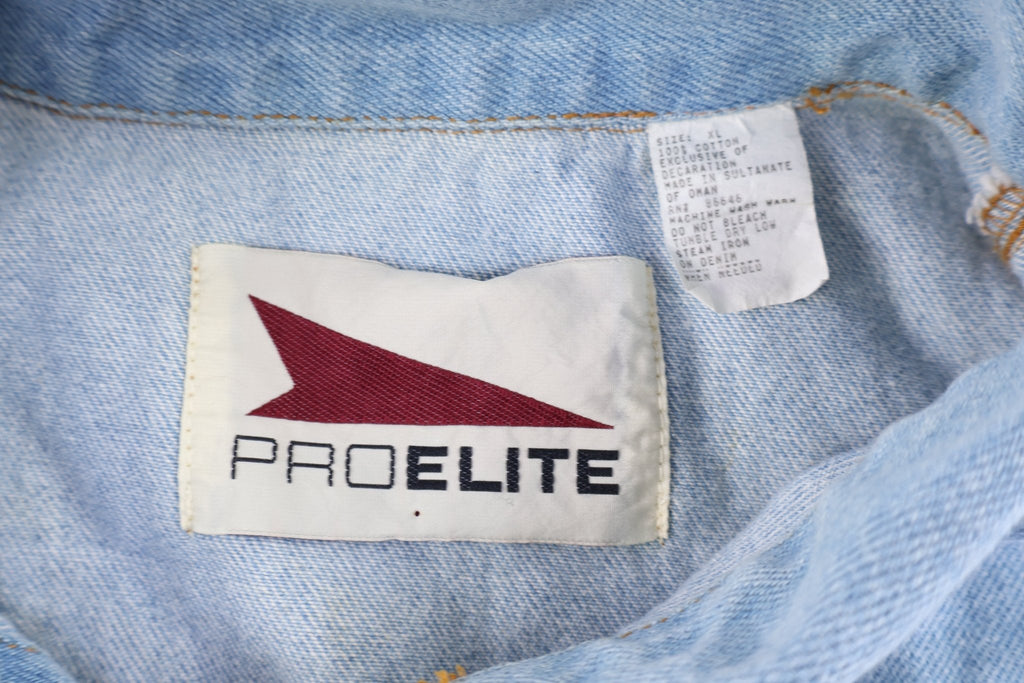 90's Pro Elite Light Wash Denim Jacket product image 4