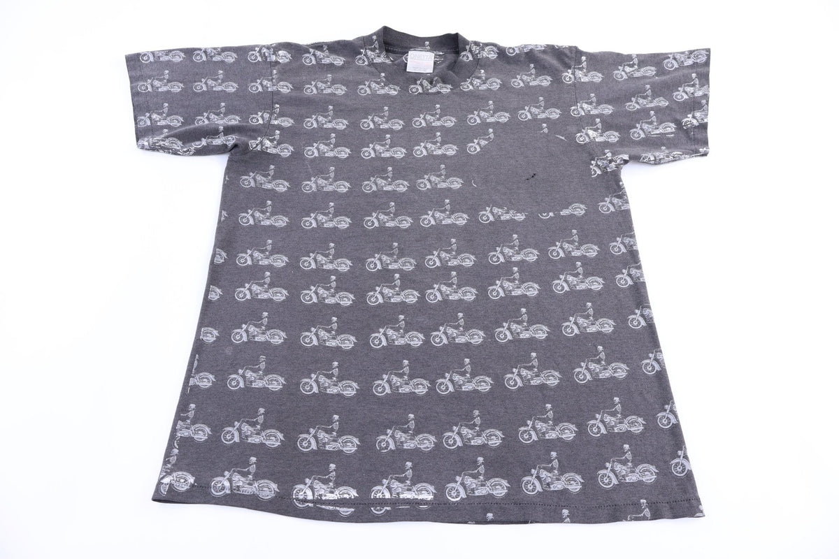90's Skeletons & Bikes Graphic T-shirt product image 1