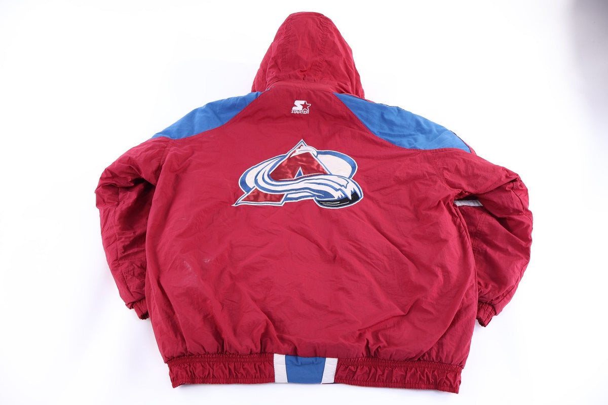 90's Starter Colorado Avalanche Full Zip Puffer Jacket product image 2