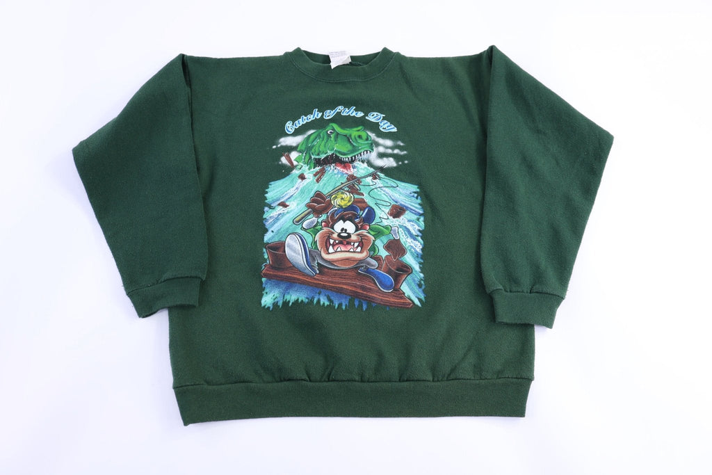 90's Taz The Devil Dinosaur Graphic Sweatshirt product image 1