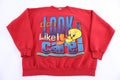 90's Tweety Bird Do I Look Like I Care Sweatshirt product image 1