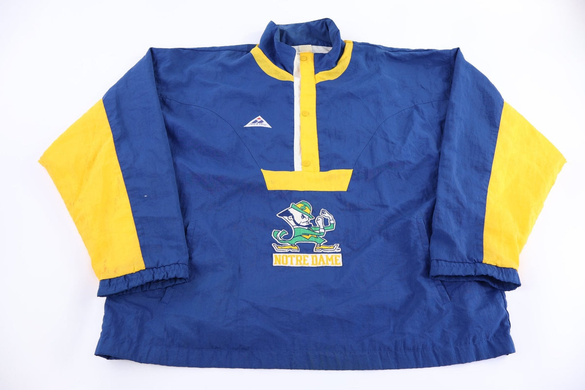 90's University of Notre Dame Half Zip Pullover Windbreaker product image 1