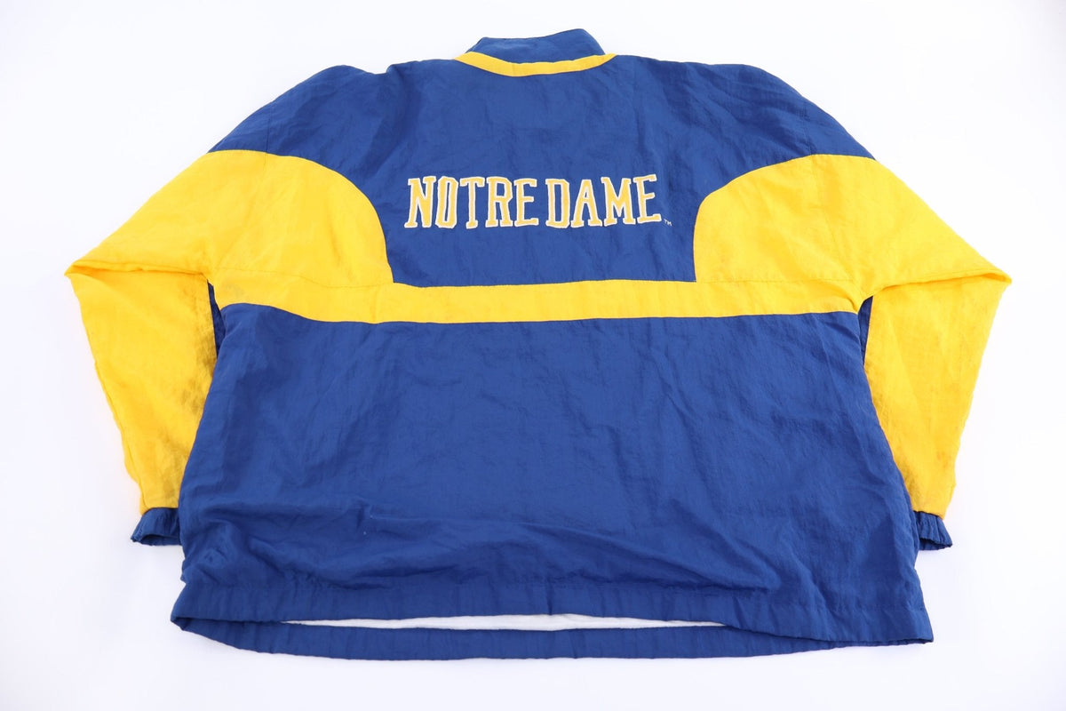 90's University of Notre Dame Half Zip Pullover Windbreaker product image 2