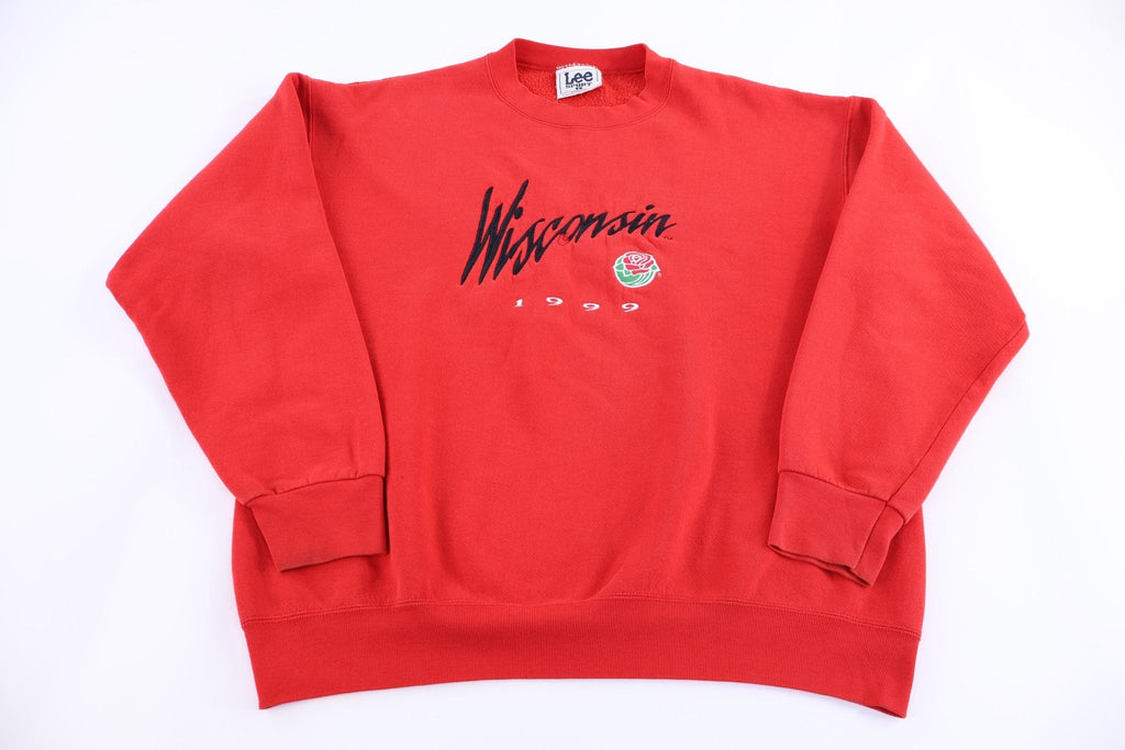 90's Wisconsin Badgers Embrodiered Sweatshirt product image 1