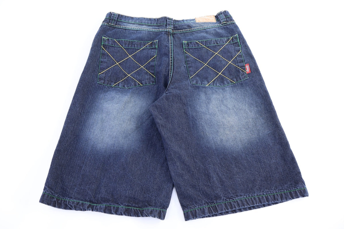 Brooklyn Xpress Dark Wash Denim Shorts product image 2