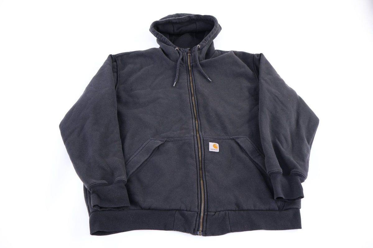 Carhartt Logo Patch Black Full Zip Jacket product image 1