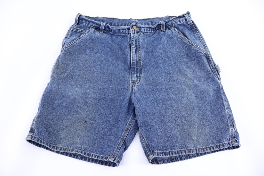 Carhartt Logo Patch Blue Denim Shorts product image 2