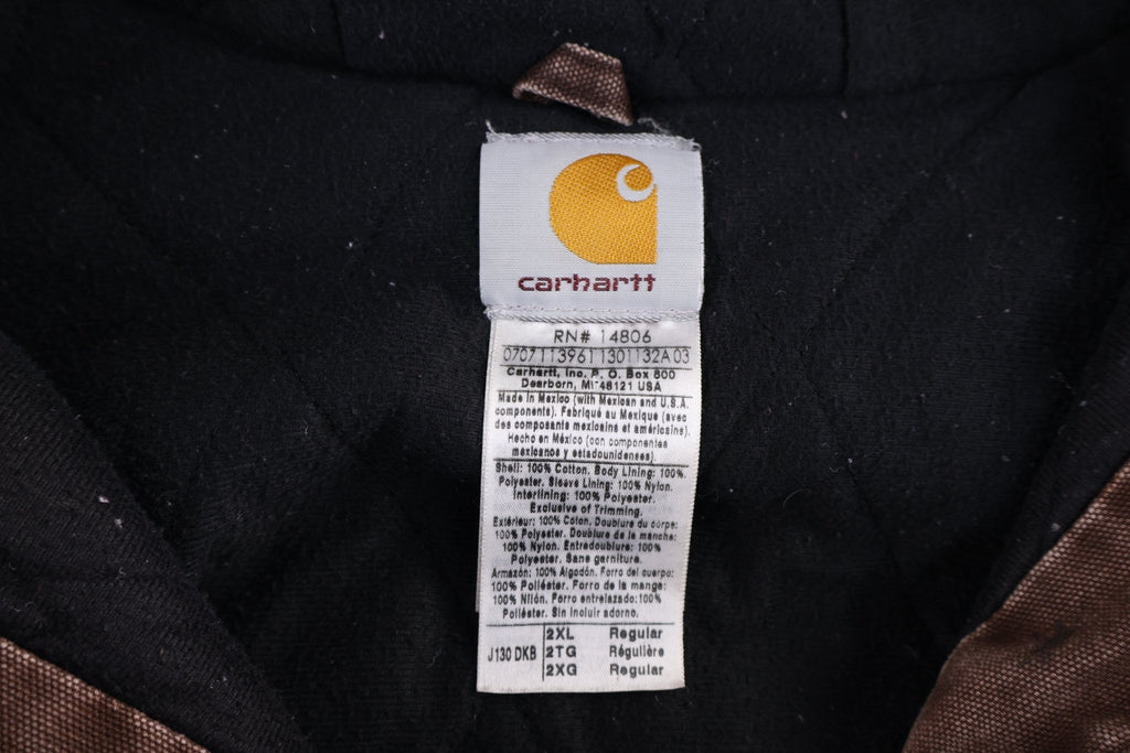 Carhartt Logo Patch Brown Full Zip Jacket product image 3