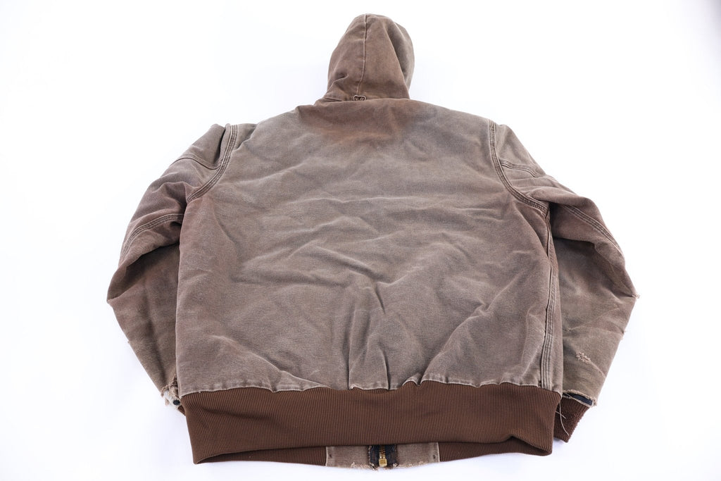 Carhartt Logo Patch Brown Full Zip Jacket product image 2
