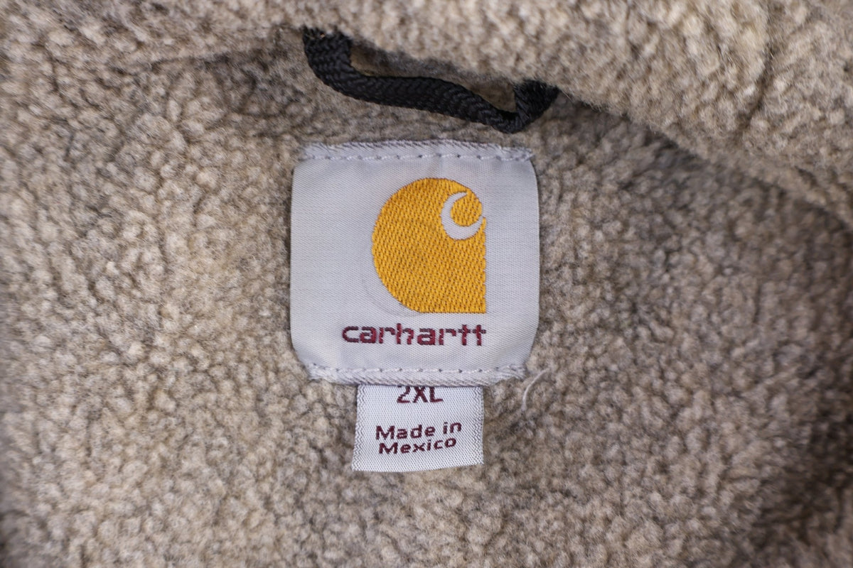 Carhartt Logo Patch Brown Full Zip Jacket product image 3