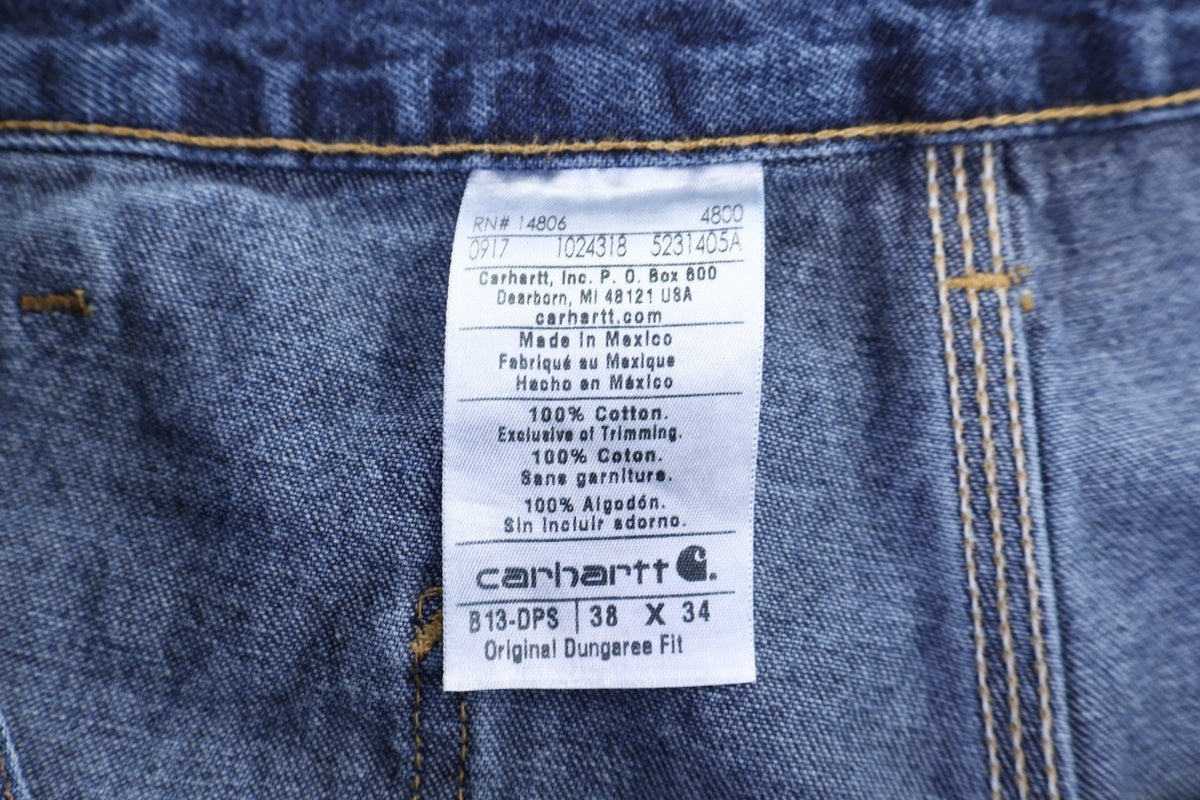 Carhartt Logo Patch Dark Wash Denim Pants product image 3