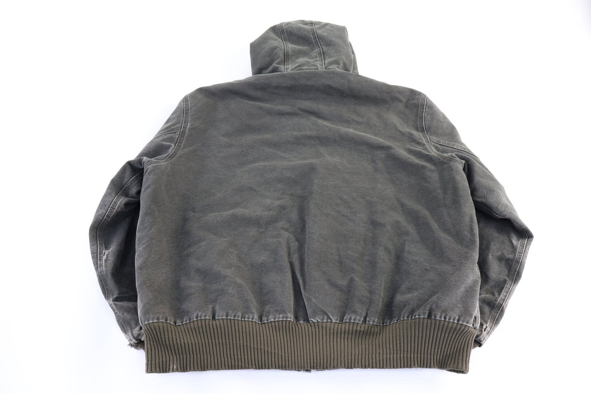 Carhartt Logo Patch Green Full Zip Jacket product image 2