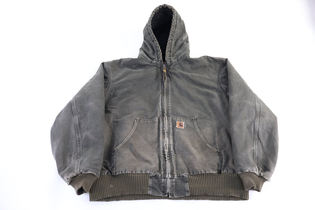 Carhartt Logo Patch Green Full Zip Jacket product image 1