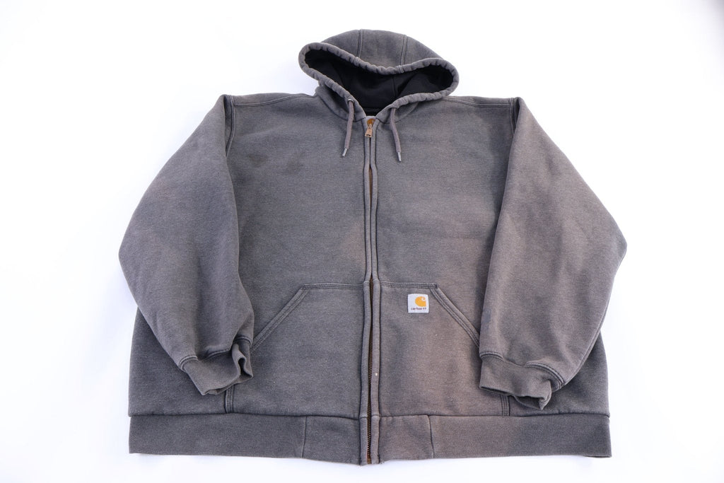 Carhartt Logo Patch Grey Full Zip Jacket product image 1