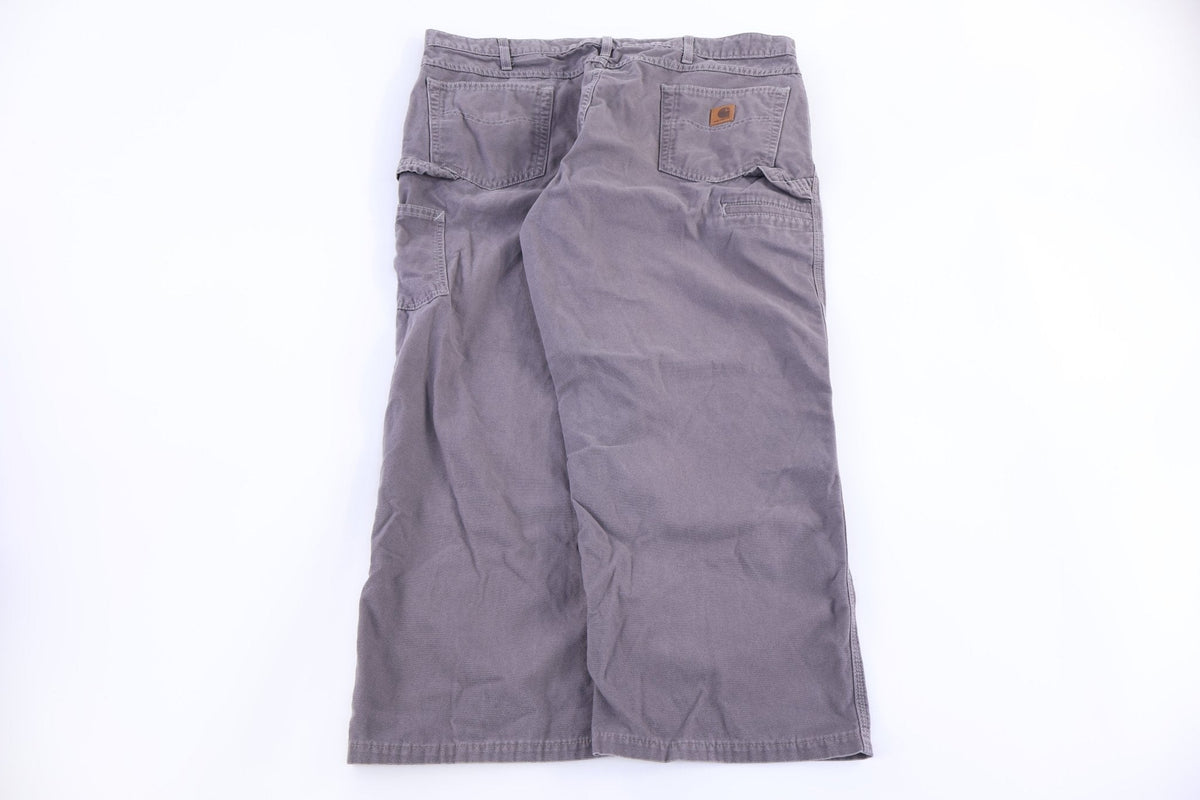 Carhartt Logo Patch Grey Pants product image 2