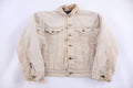 Carhartt Logo Patch Tan Blanket Lined Trucker Jacket