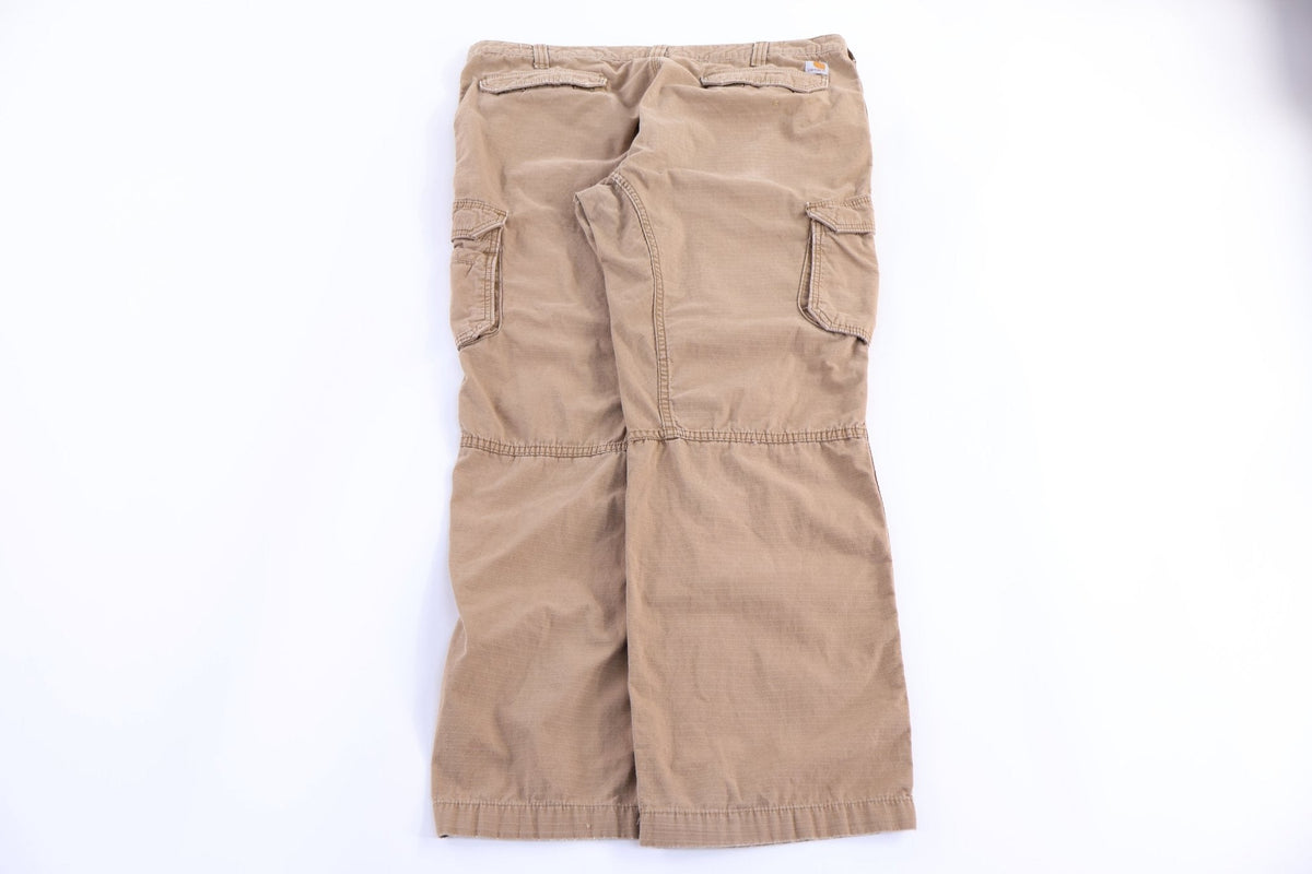 Carhartt Logo Patch Tan Cargo Pants product image 2