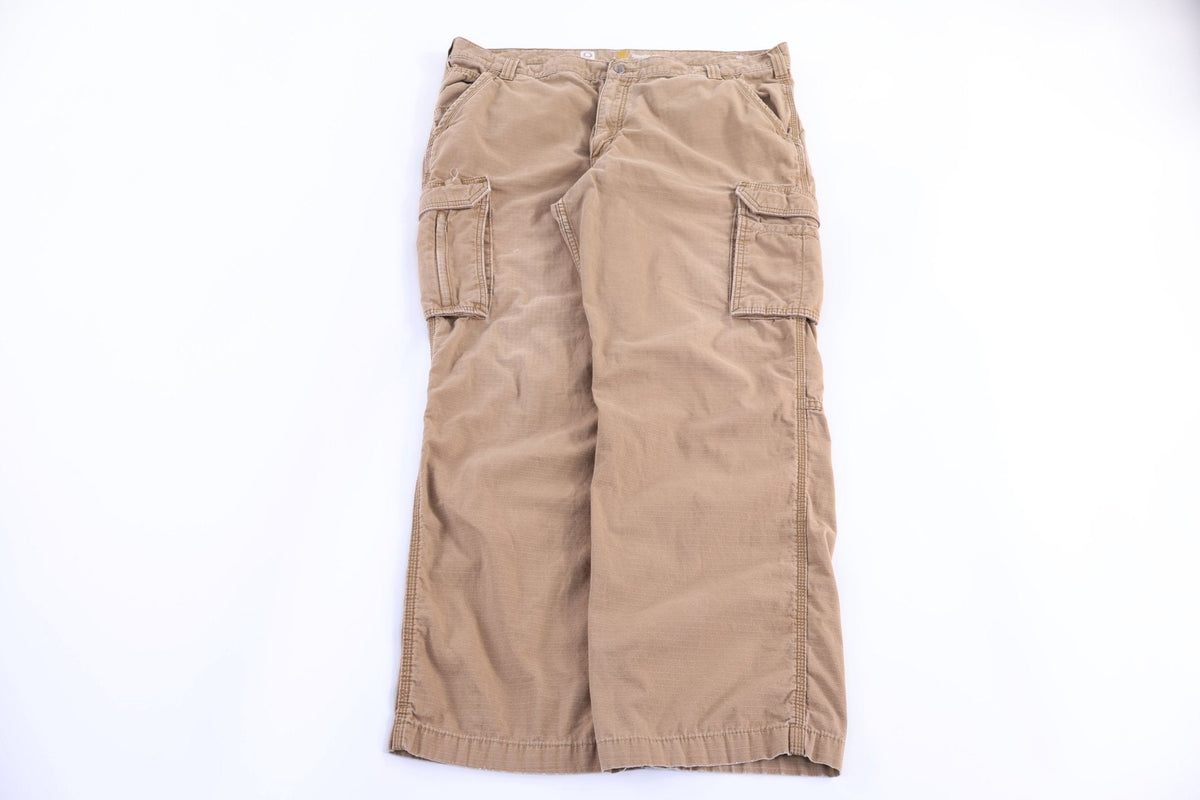 Carhartt Logo Patch Tan Cargo Pants product image 1