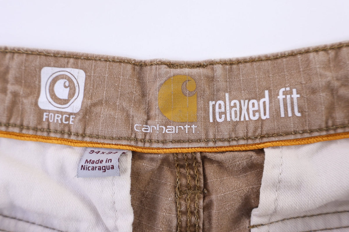 Carhartt Logo Patch Tan Cargo Pants product image 4