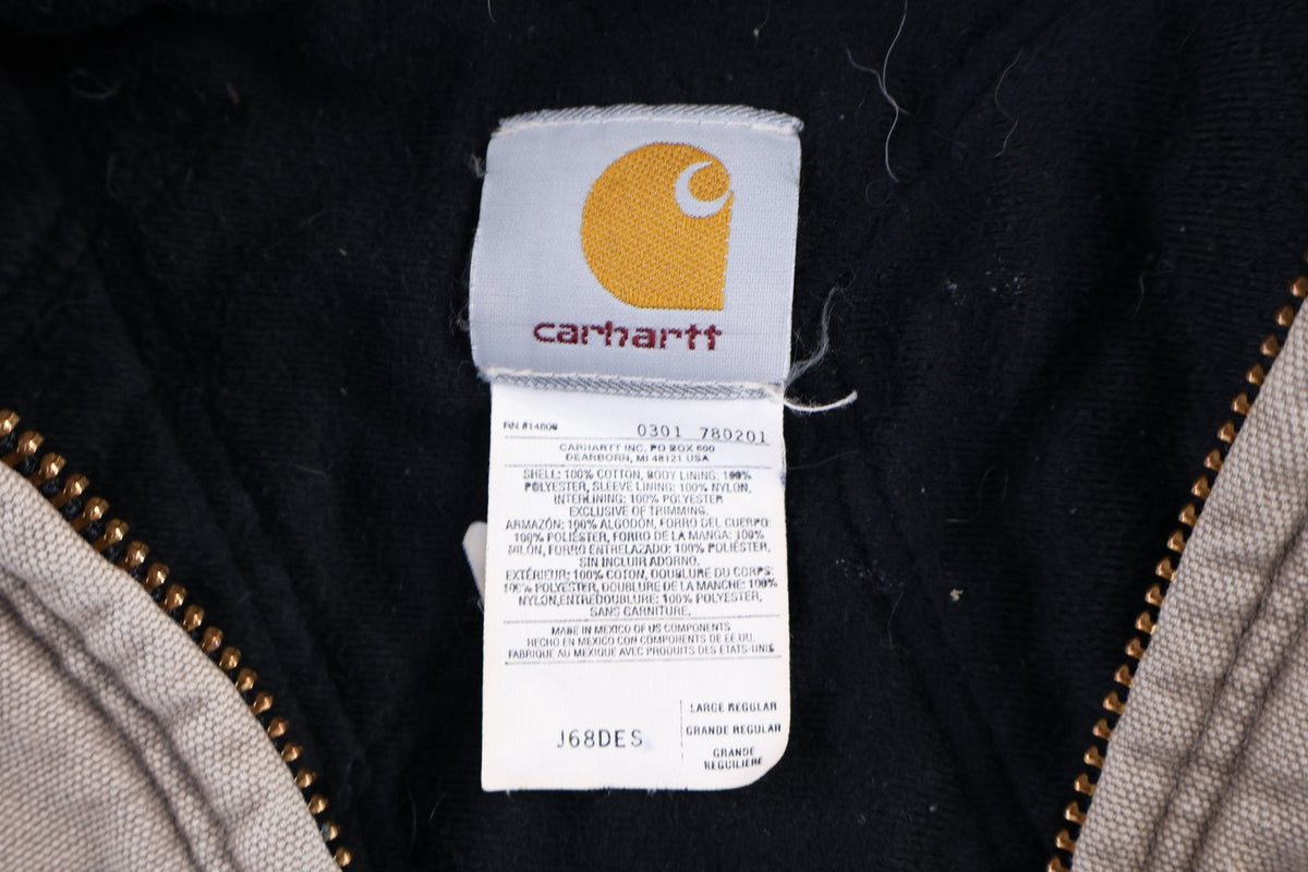 Carhartt Logo Patch Tan Full Zip Jacket product image 4