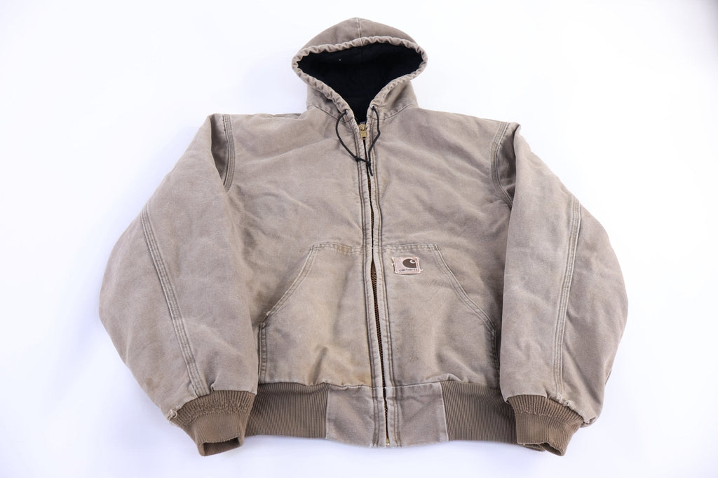 Carhartt Logo Patch Tan Full Zip Jacket product image 1