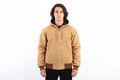Carhartt Logo Patch Tan Full Zip Jacket product image 1