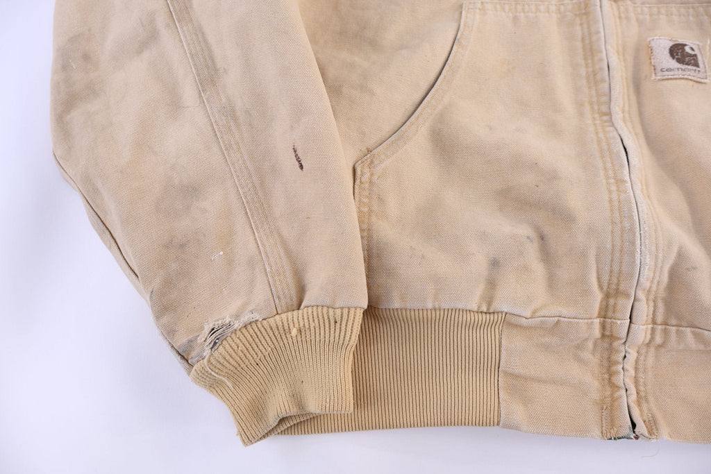 Carhartt Logo Patch Tan Full Zip Jacket product image 3