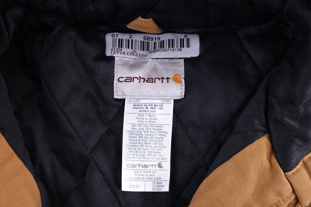 Carhartt Logo Patch Tan Full Zip Jacket product image 3