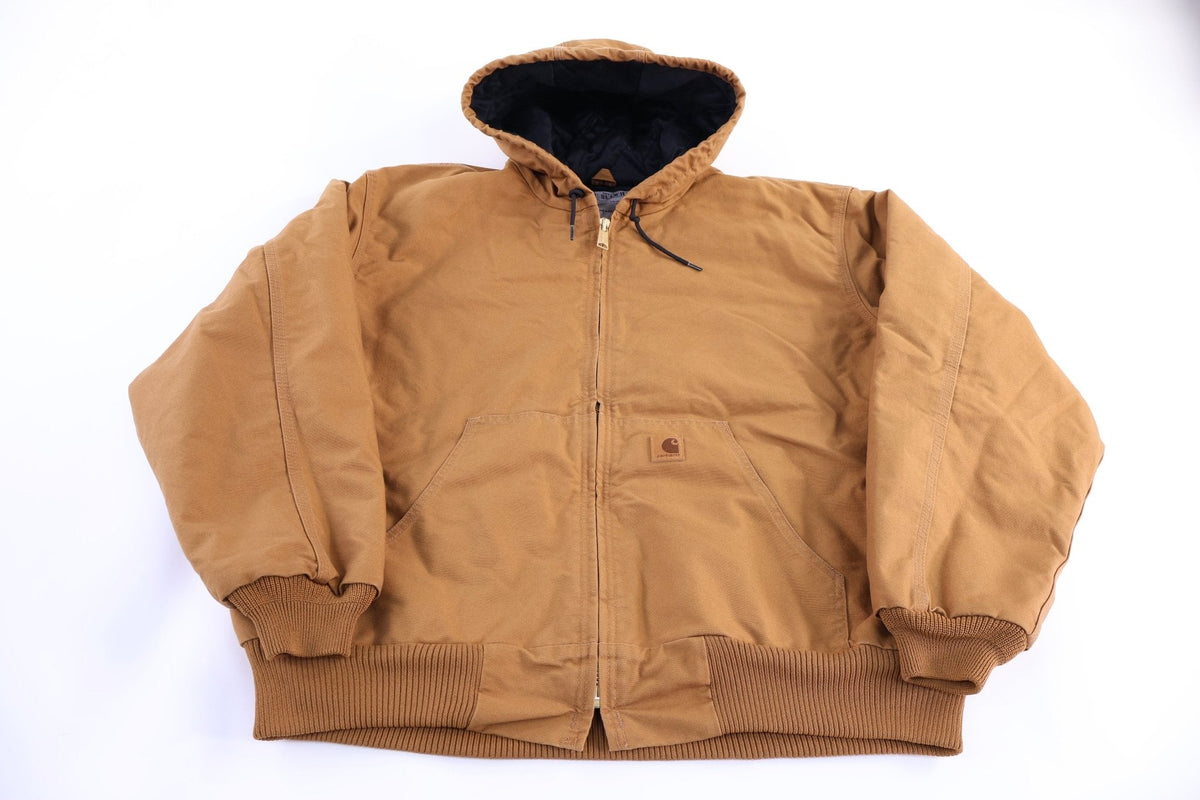 Carhartt Logo Patch Tan Full Zip Jacket product image 1
