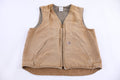 Carhartt Logo Patch Tan Full Zip Vest
