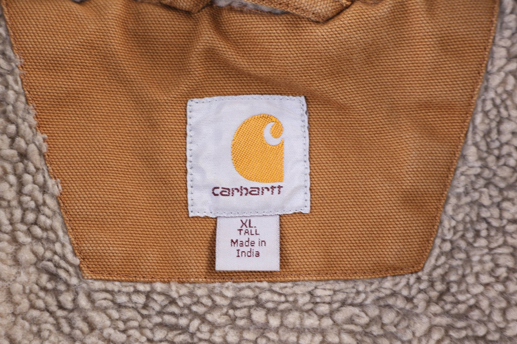 Carhartt Logo Patch Tan Full Zip Vest