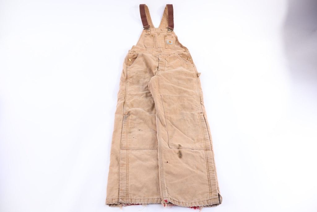 Carhartt Logo Patch Tan Overalls