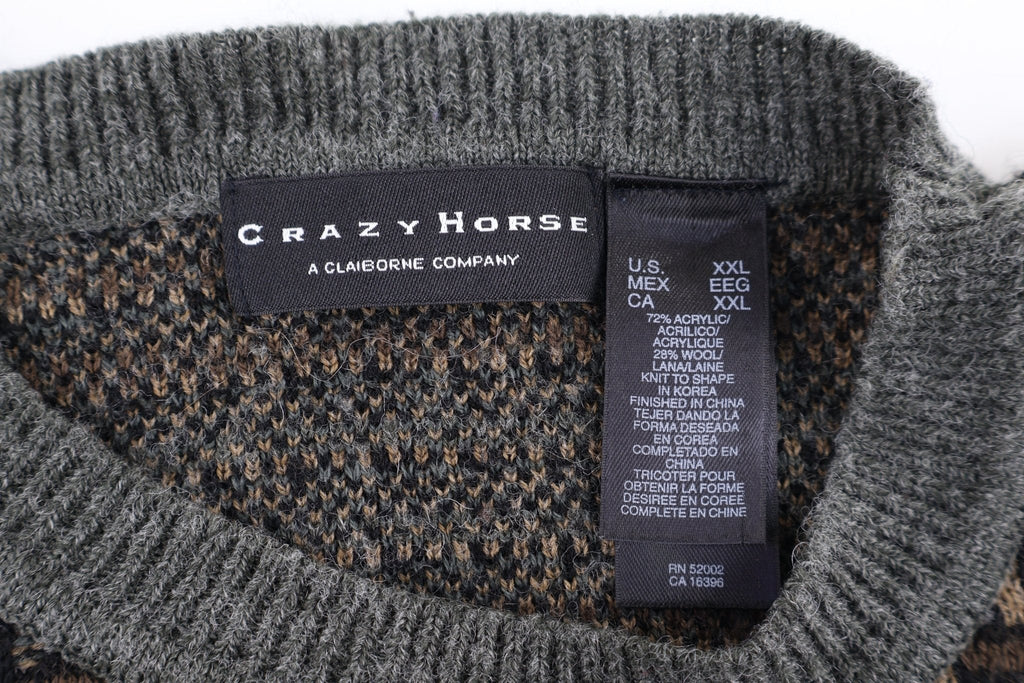Crazy Horse Multipattern Knit Sweater