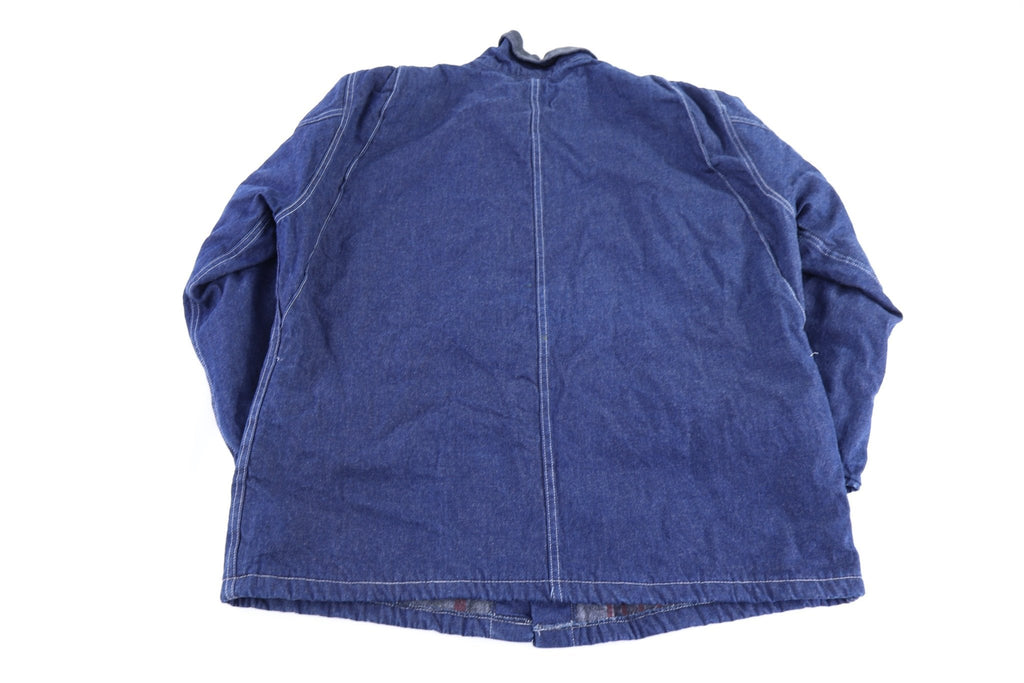 Dickies Logo Patch Blanket Lined Denim Chore Jacket