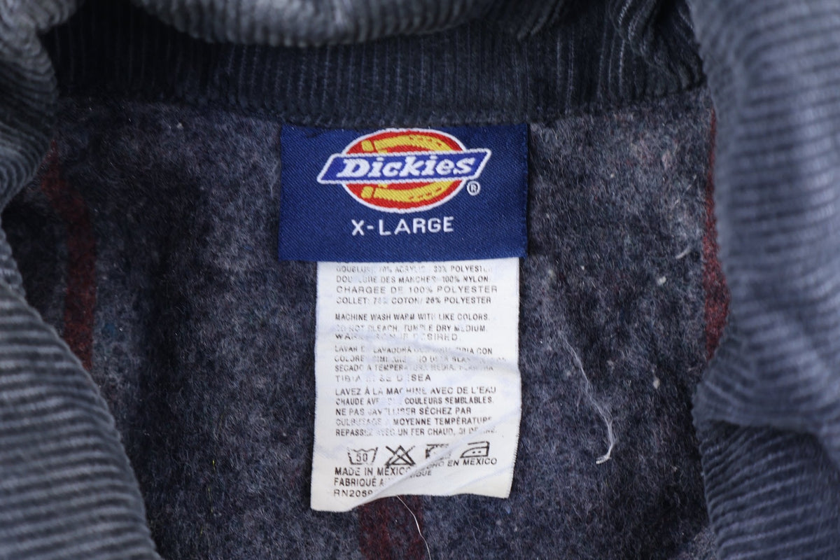 Dickies Logo Patch Blanket Lined Denim Chore Jacket