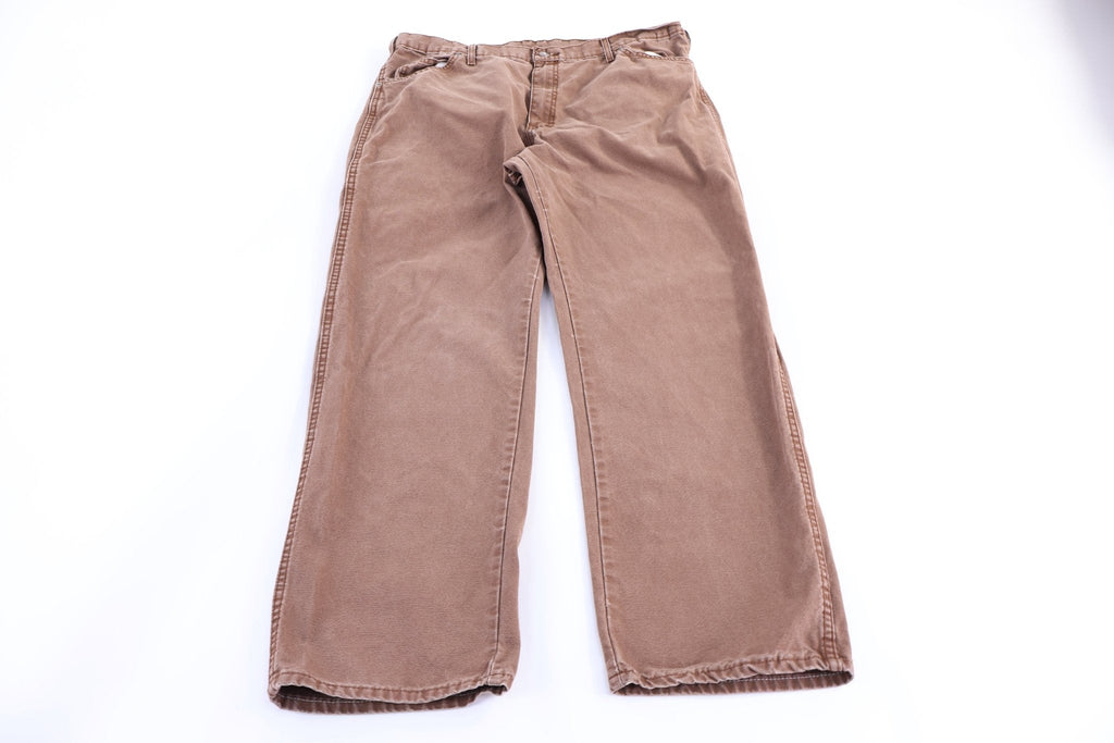 Dickies Logo Patch Brown Pants product image 1