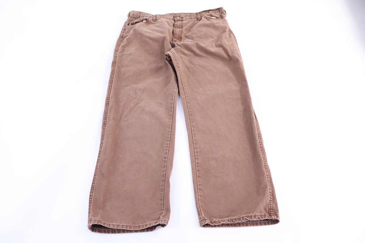 Dickies Logo Patch Brown Pants product image 1