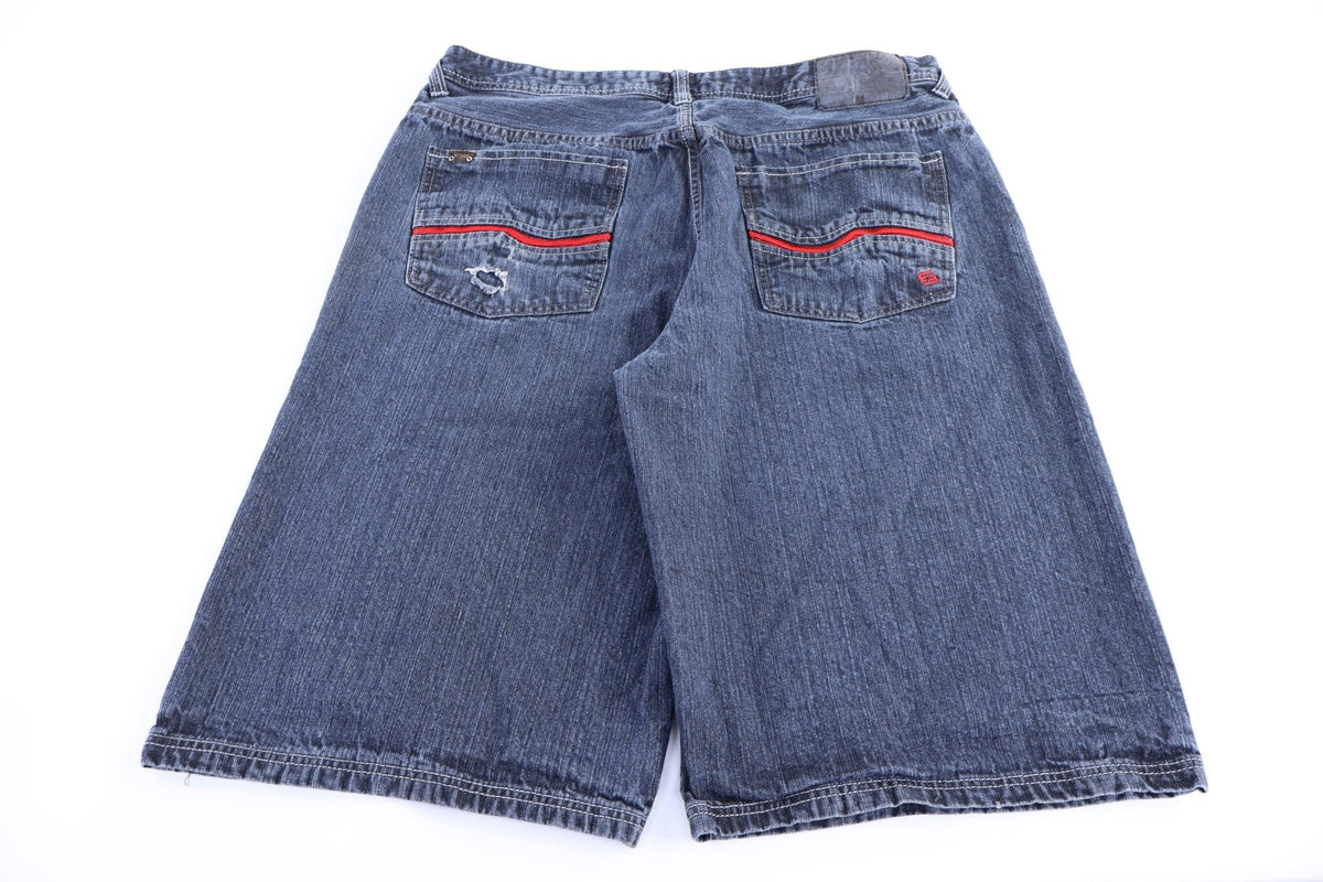 Enyce Dark Wash Denim Shorts product image 1