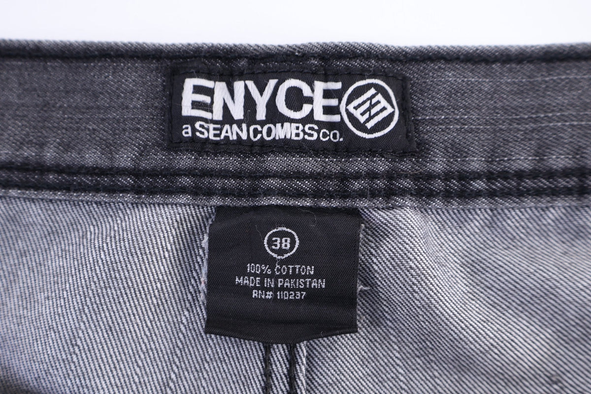 Enyce Dark Wash Denim Shorts product image 3