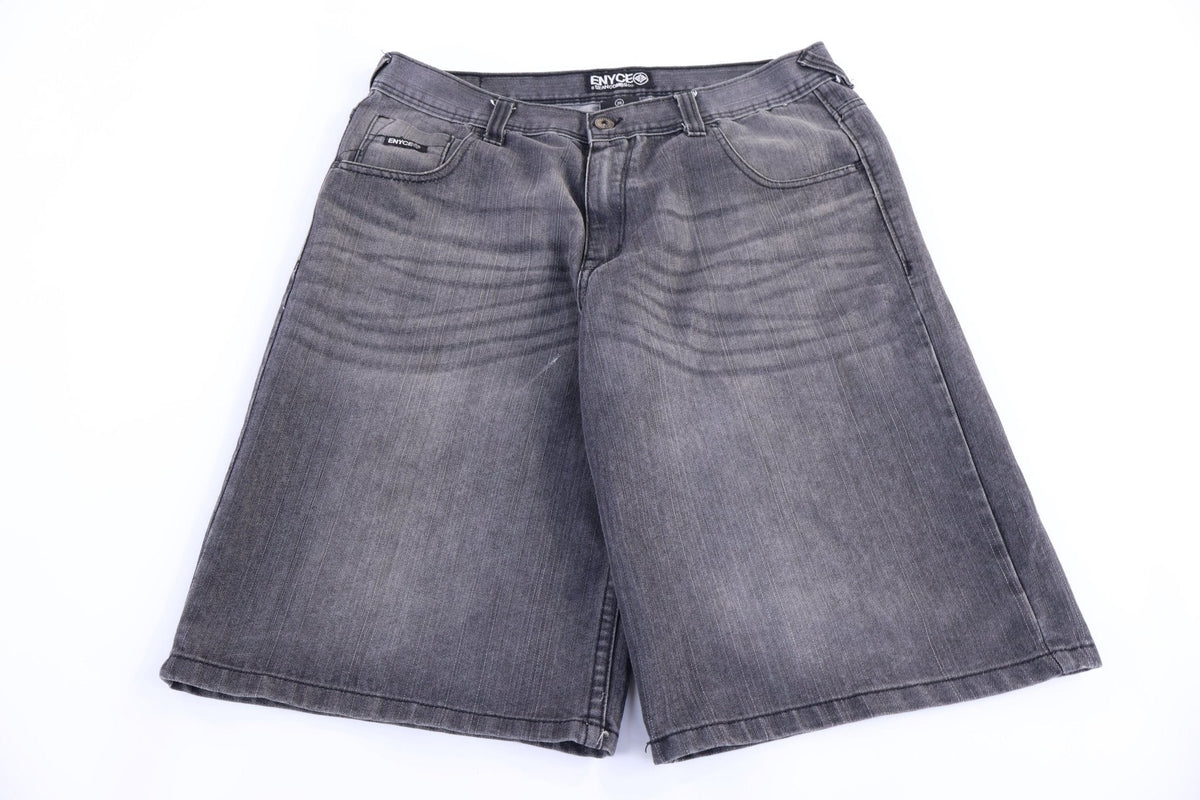 Enyce Dark Wash Denim Shorts product image 2