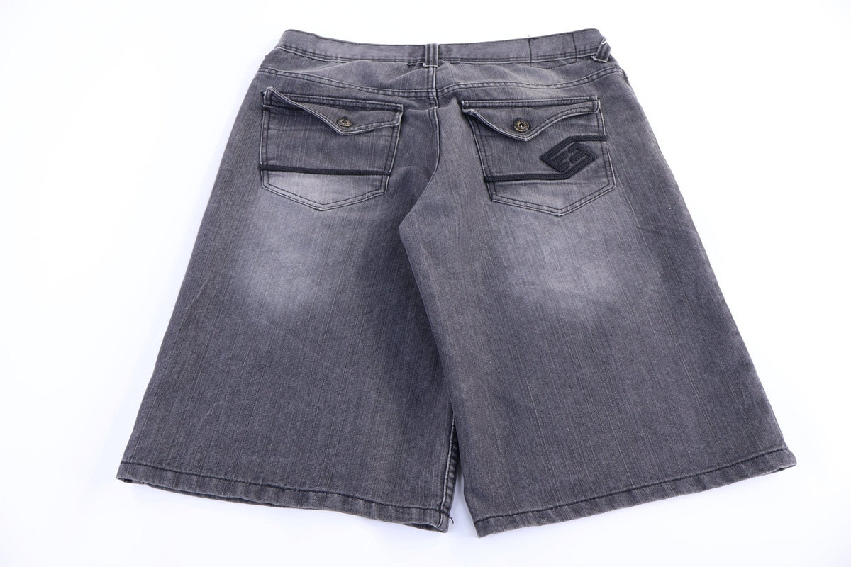 Enyce Dark Wash Denim Shorts product image 1