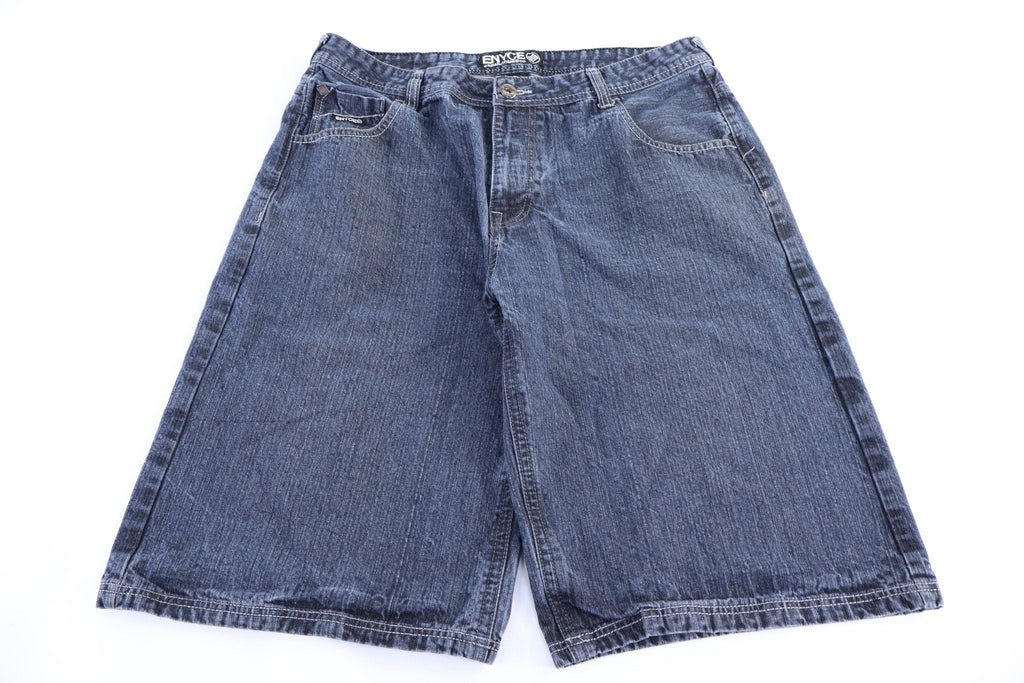 Enyce Dark Wash Denim Shorts product image 2