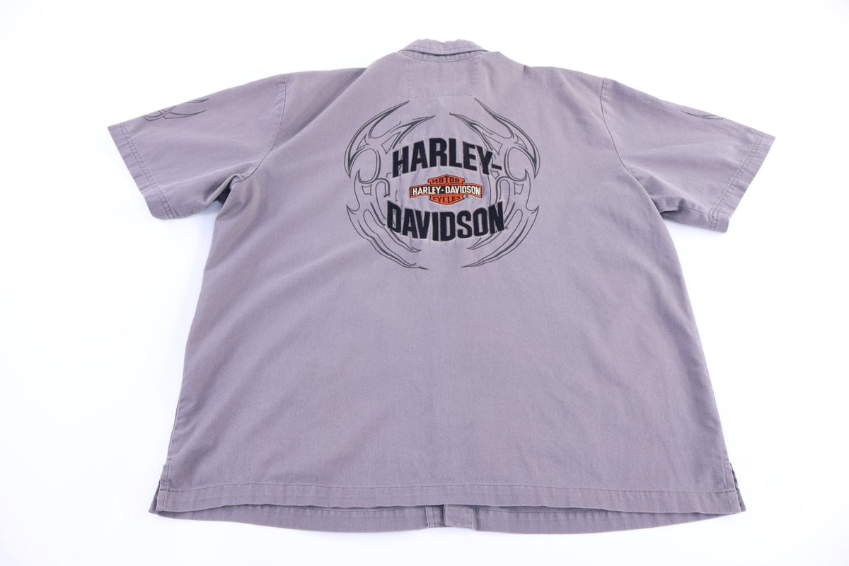Harley Davidson Motorcycles Button Down