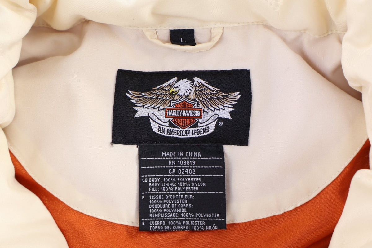 Harley Davidson Motorcycles Full Zip Vest