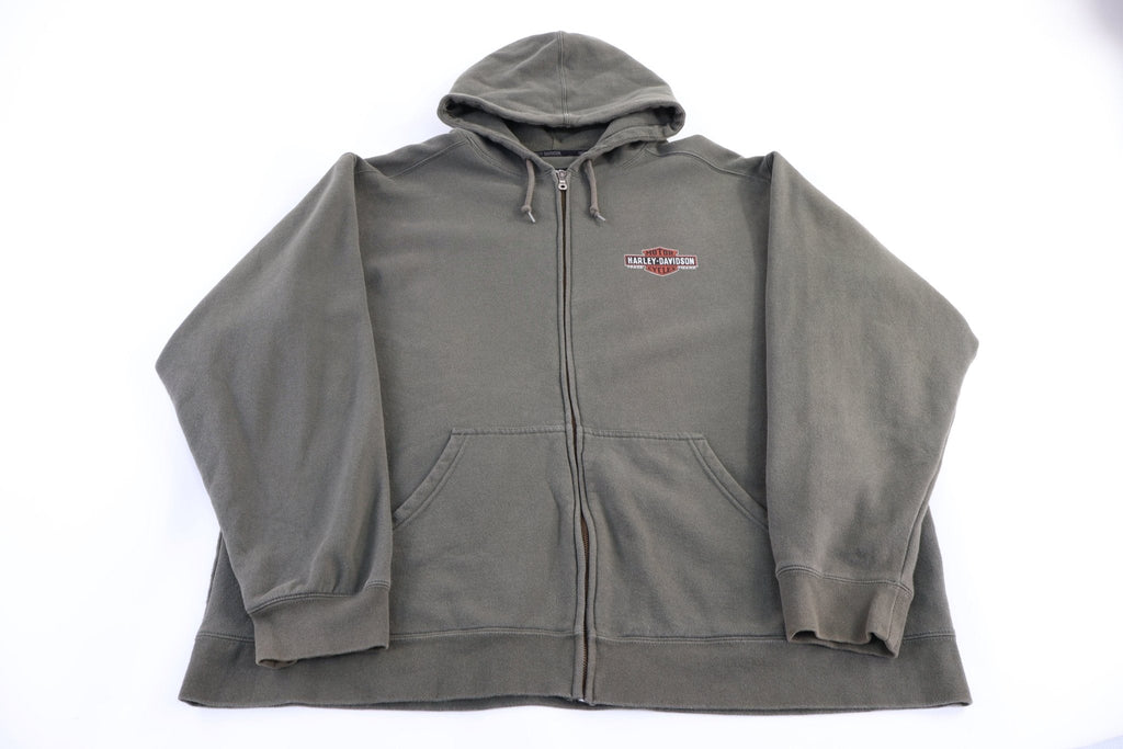 Harley Davidson Motorcycles Green Full Zip Hoodie product image 1