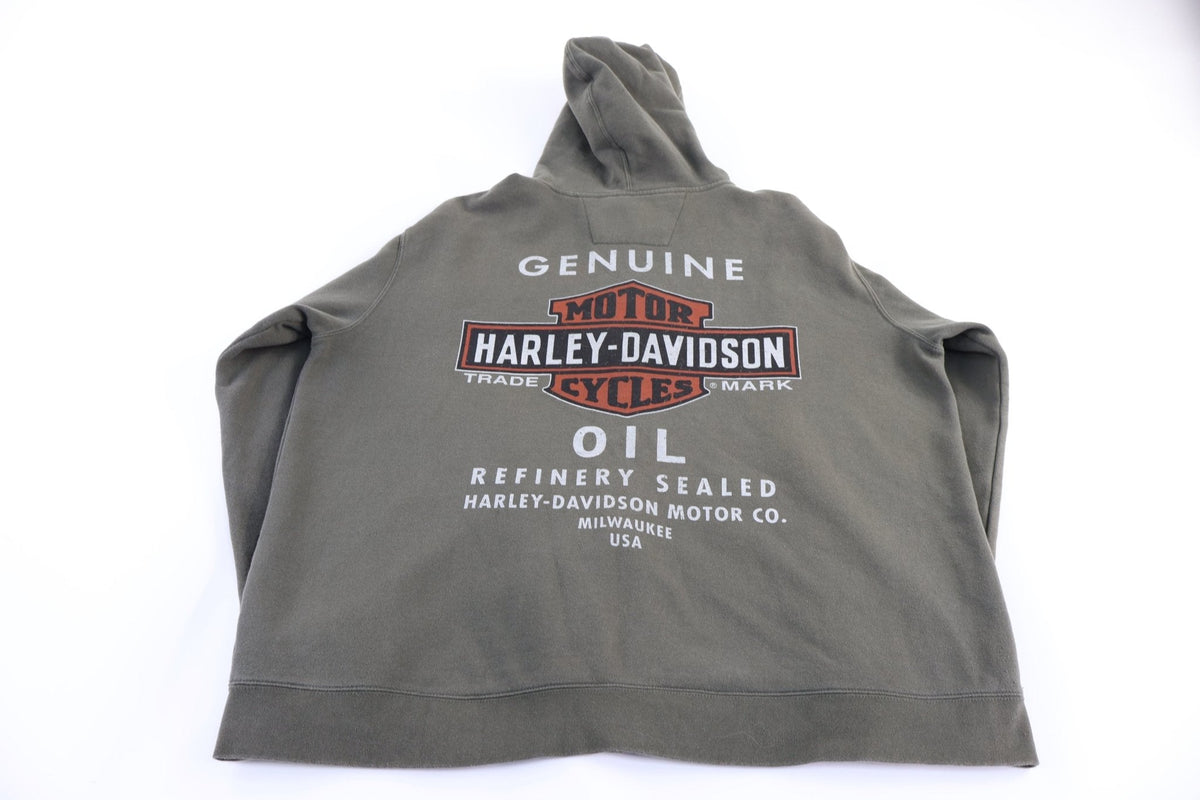 Harley Davidson Motorcycles Green Full Zip Hoodie product image 2