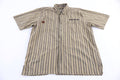 Harley Davidson Motorcycles Green & Grey Button Down