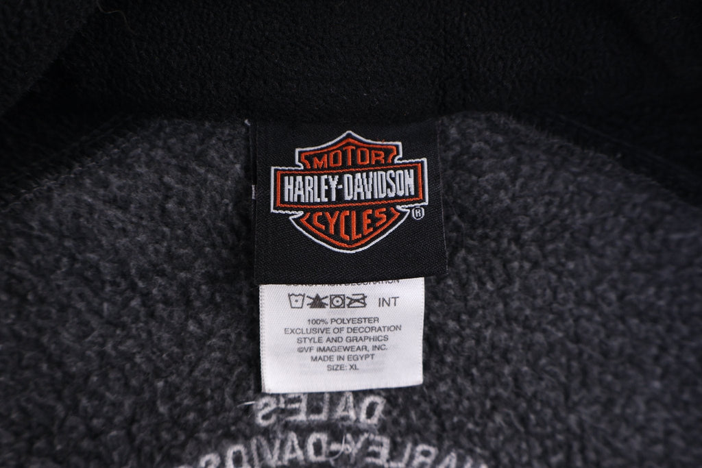 Harley Davidson Motorcycles Grey Fleece Pullover Sweater