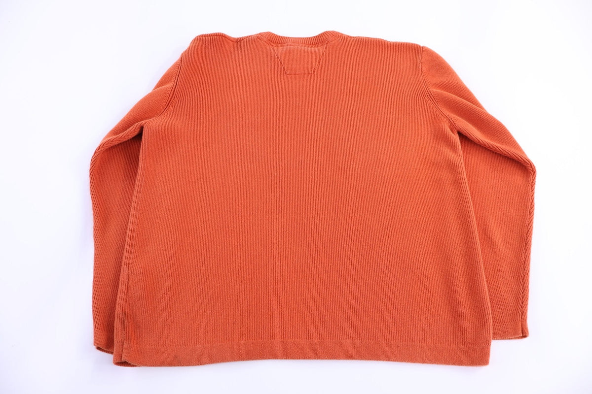 Harley Davidson Motorcycles Orange Knit Sweater