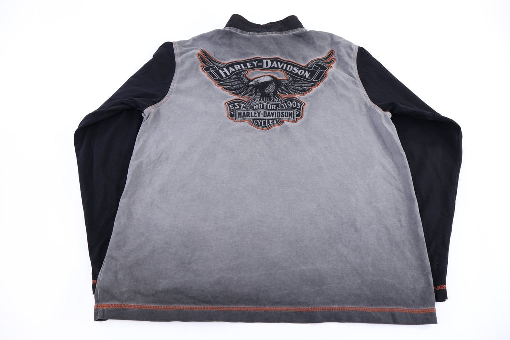Harley Davidson Motorcycles Quarter Zip Pullover